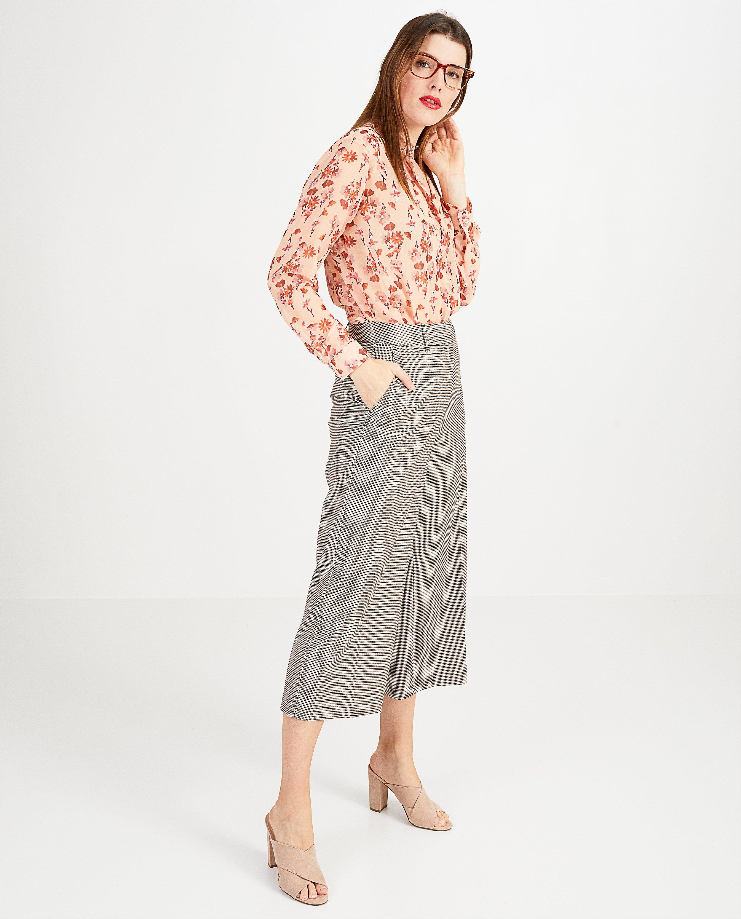 Jupe culotte pied de poule Youh imprime integral YOUH JBC Belgique Belgique
